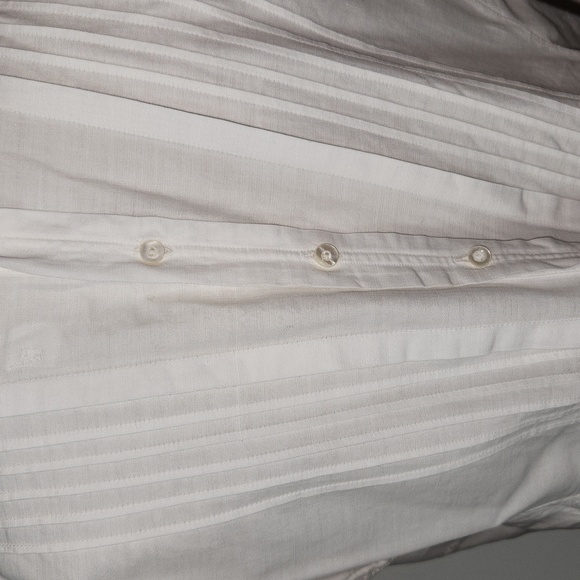 Antique 1900s white embroidered Milkmaid button back Prairi Fantasy blouse - Picture 6 of 12